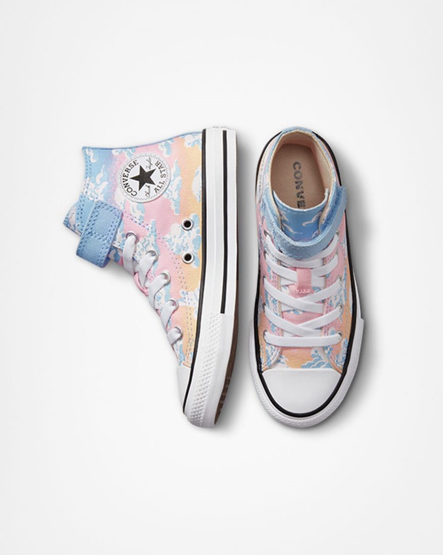 Zapatillas Altas Converse Chuck Taylor All Star Easy-On Cloud Gazer Niña Azules Naranjas Rosas | PE 0WEPL5